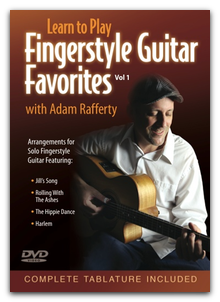 Learn Fingerstyle Guitar Favorites with Adam Rafferty - Vol 1